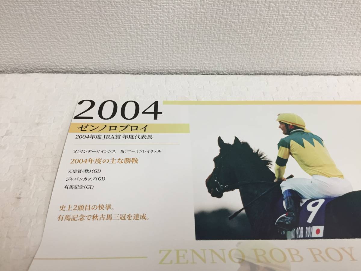#4313　【未使用品・レア物・非売品】JRA　アニバーサリーキャンペーン 2004 ゼンノロブロイ　クオカード 年度代表馬_画像5