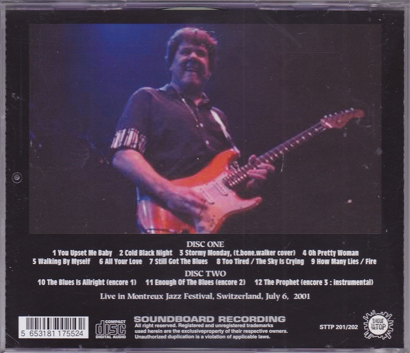 # новый товар #Gary Moore Gary * Moore /to the stormy blues -Montreux Jazz Festival 2001-(2CDs)