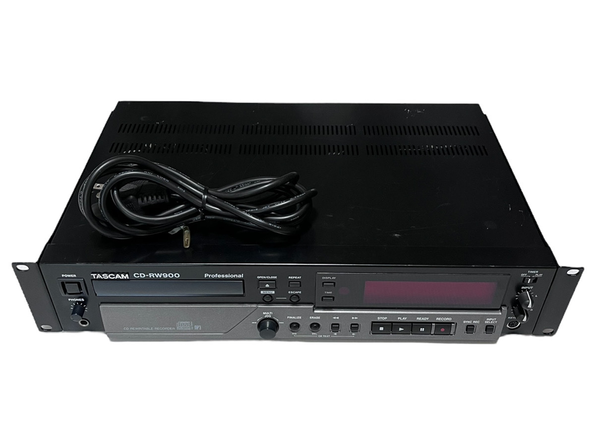 極上美品☆動作品】TASCAM CD-RW900SL CDデッキ 業務用 CDレコーダー