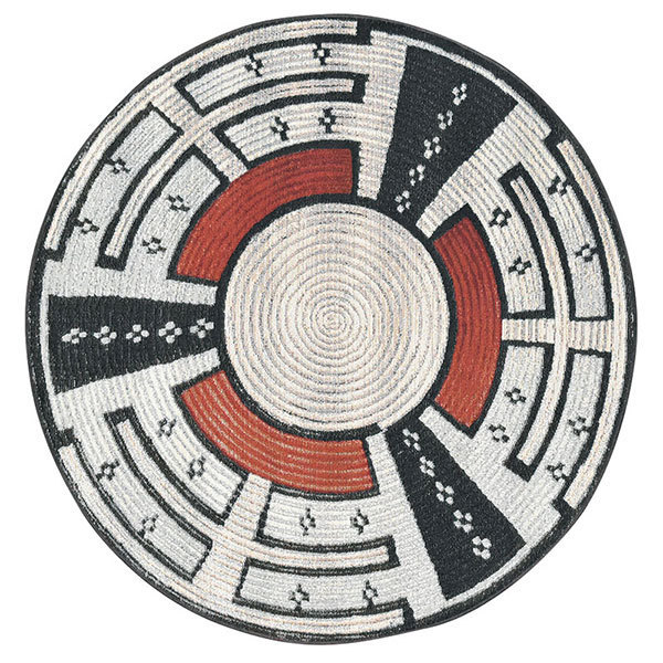 【送料無料 条件付き】ラグ マット モリヨシ CHOUETTE Vol.10 Ethnic Collection Batik バティック 499-X 約200丸cm