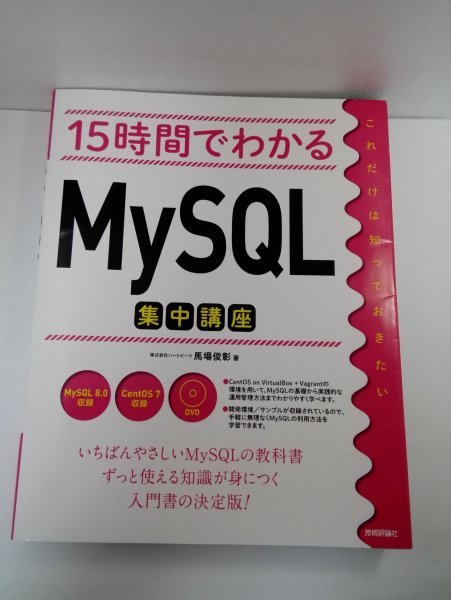 15時間でわかる MySQL集中講座 馬場俊彰/技術評論社【即決・送料込】_画像1