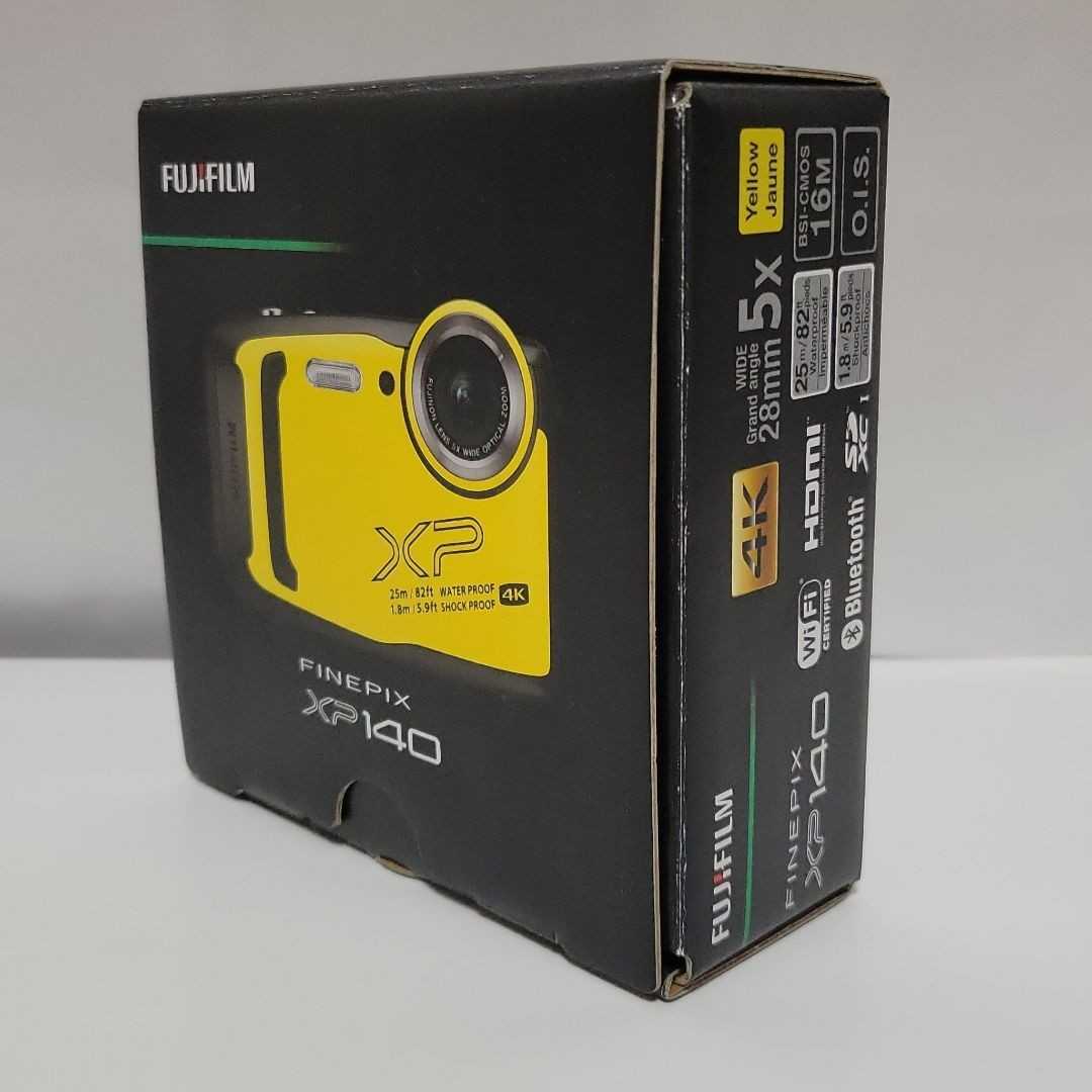 FUJIFILM 防水カメラ XP140 イエロー FX-XP140Y