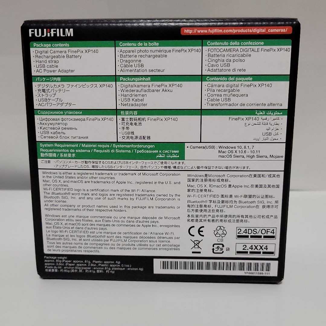 FUJIFILM 防水カメラ XP140 イエロー FX-XP140Y