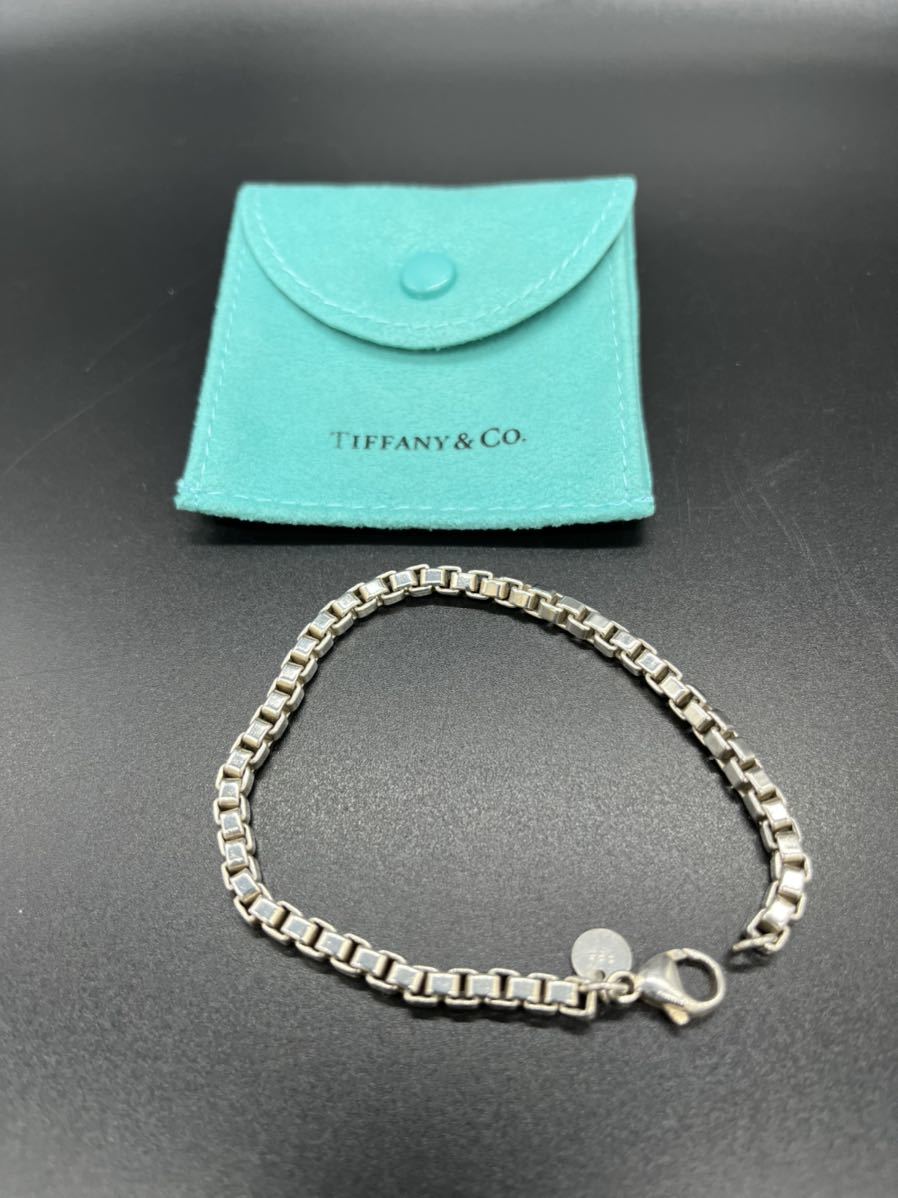 TIFFANYCo ティファニー ベネチアン ブレスレット シルバー 19cm