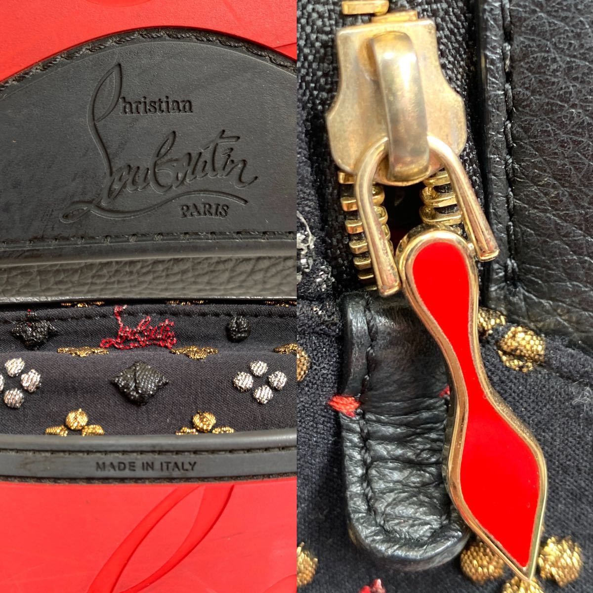予約受付中】 Christian 美品 Louboutin バックパック クリスチャン