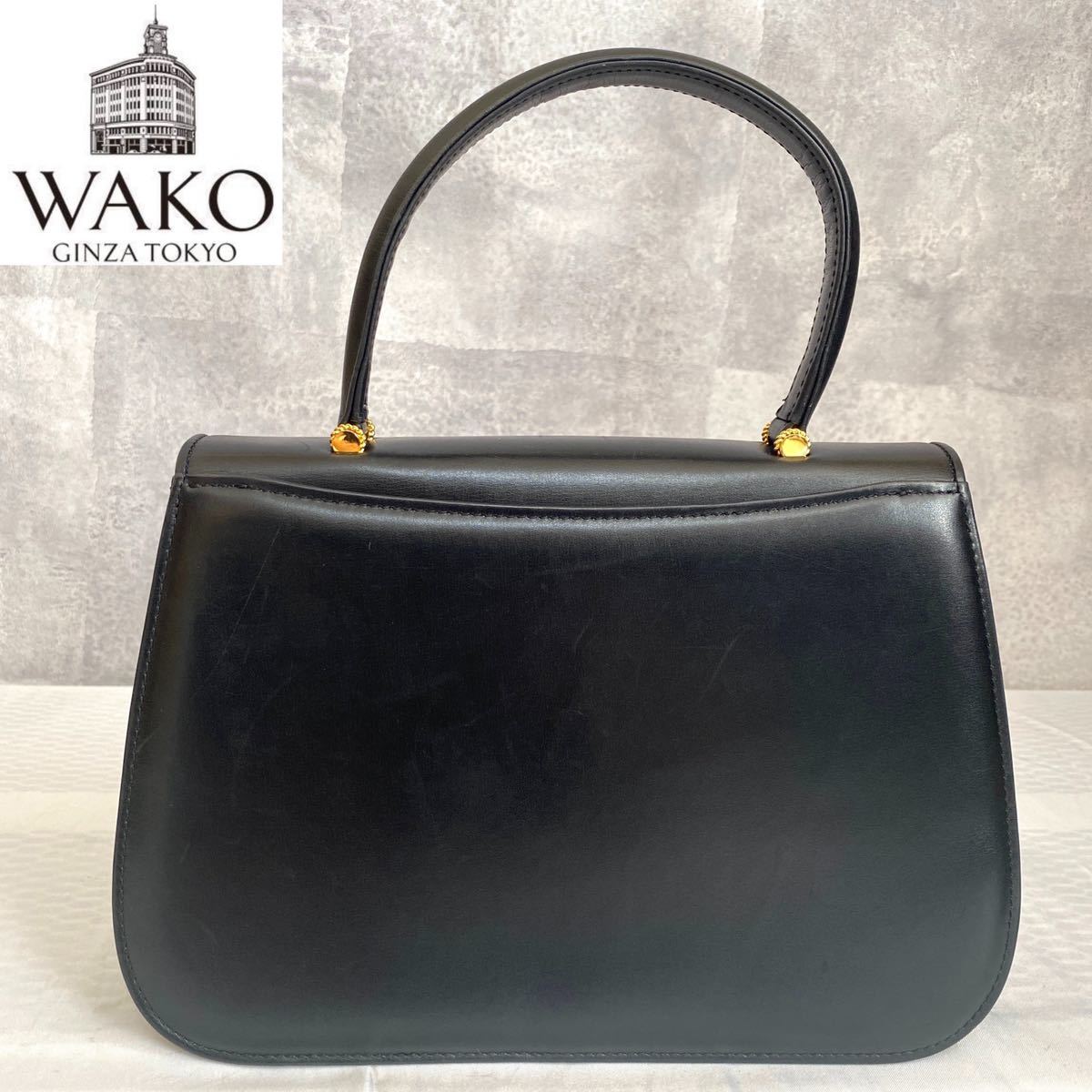 WAKO ワコウ 銀座 和光 定価12万 極上 カーフレザー ゴールド WAKO ワコウ 銀座 和光 定価12万 極上 カーフレザー ゴールド