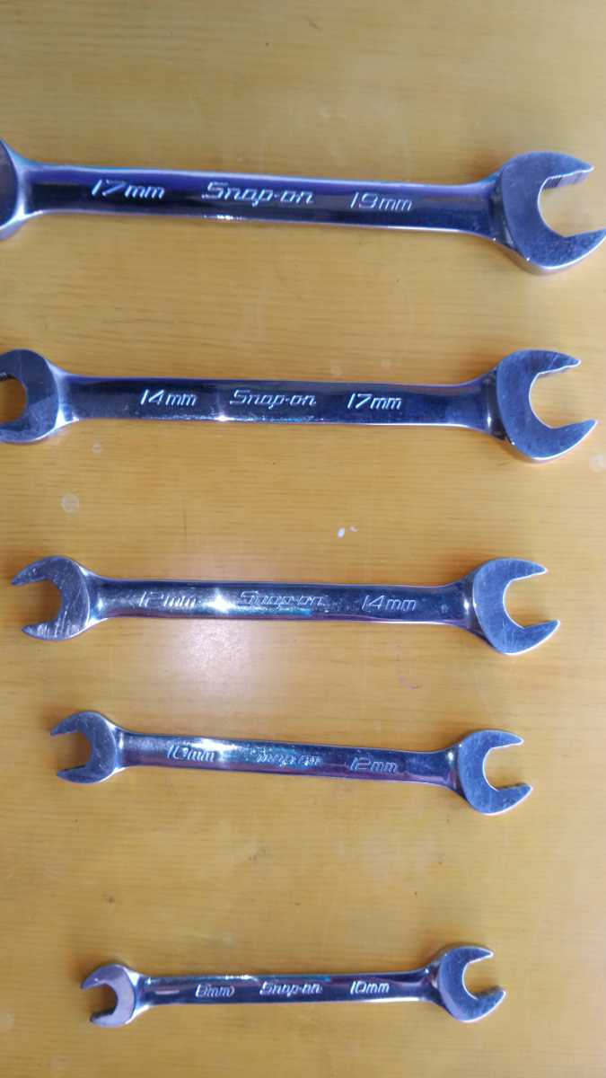 スナップオン スパナ オープンエンドSnap-on レンチ 5本 | pinkfleur.ng