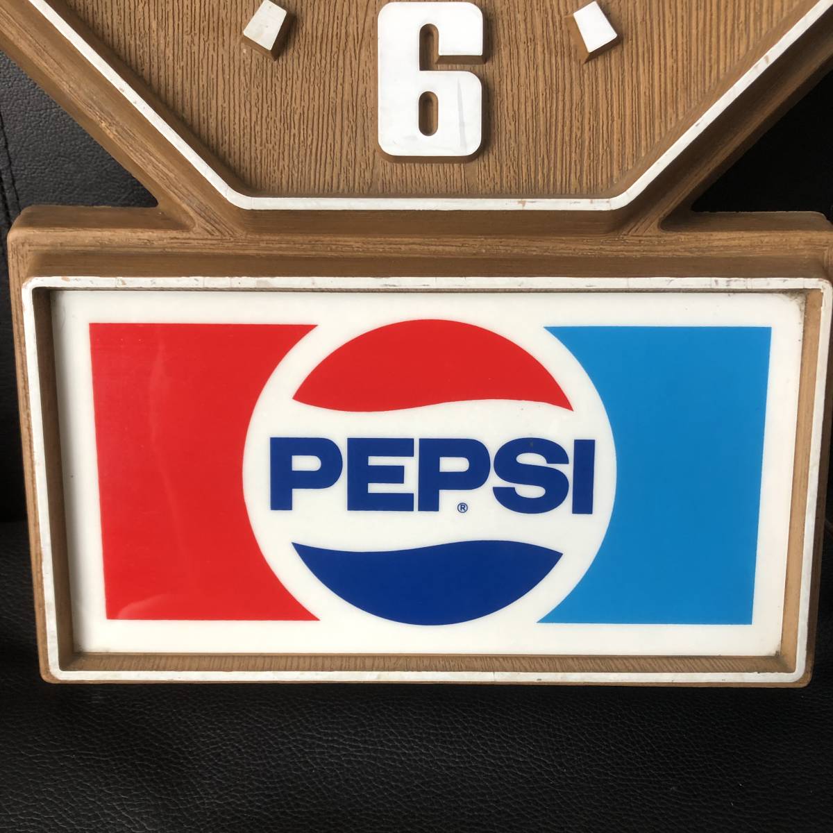  Vintage *PEPSI Pepsi-Cola wall wall clock wall clock 1986 year, that time thing America miscellaneous goods *