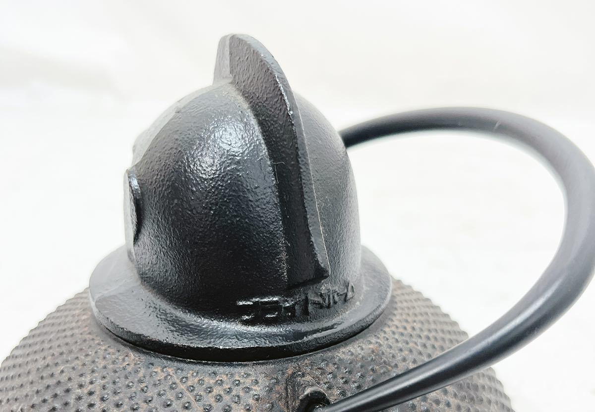 希少 レア品 未使用保管品 南部鉄瓶 鉄人28号 鉄瓶 急須 南部池永造 約