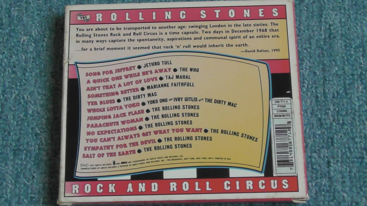 The Rolling Stones / ザ・ローリング・ストーンズ ～ Rock And Roll Circus / ロックン・ロール・サーカス_画像2