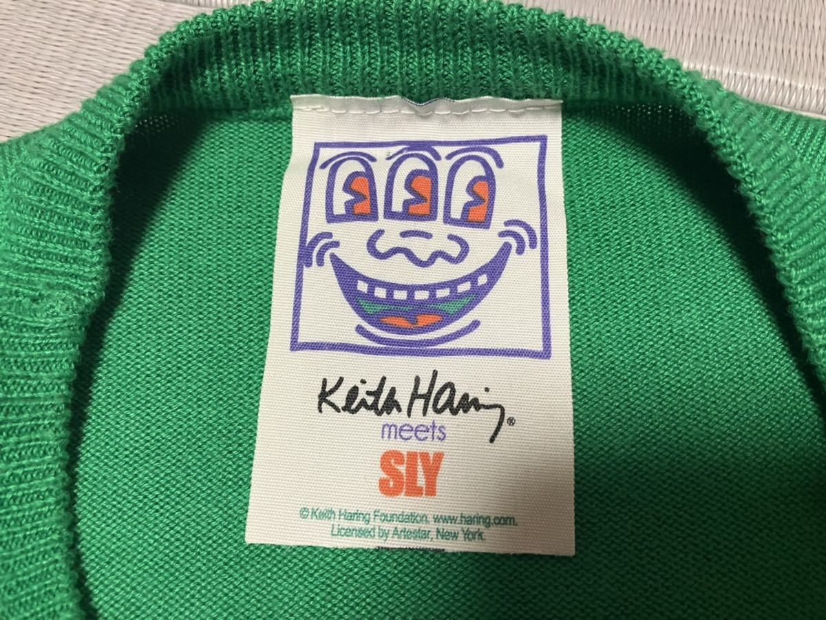 SLY スライ × Keith Haring キースヘリング コラボ ニットカットソー