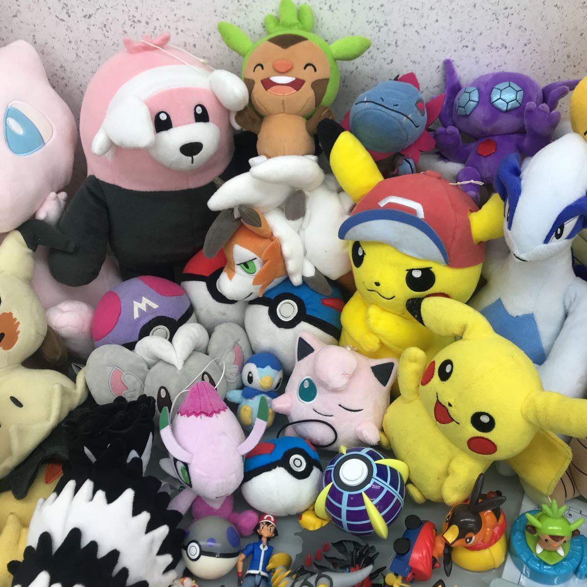 【ジャンク】ポケモン ぬいぐるみ ミニチュア フィギュア 大量セット 傷汚れ欠品有り 未チェック ポケモンぬいぐるみ 160サイズ_画像10