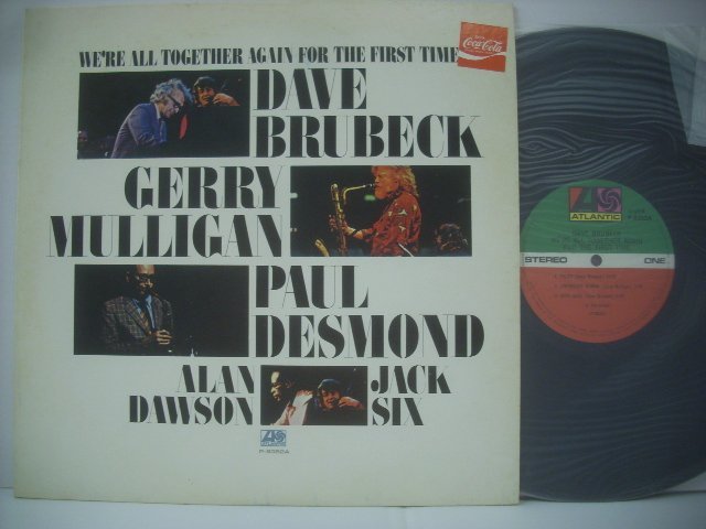 ■ LP 　ヨーロッパのデイヴブルーベック (ポールデスモンド、ジェリーマリガンとともに) / DAVE BRUBECK GERRY MULLIGAN 1972年 ◇r40915_画像1