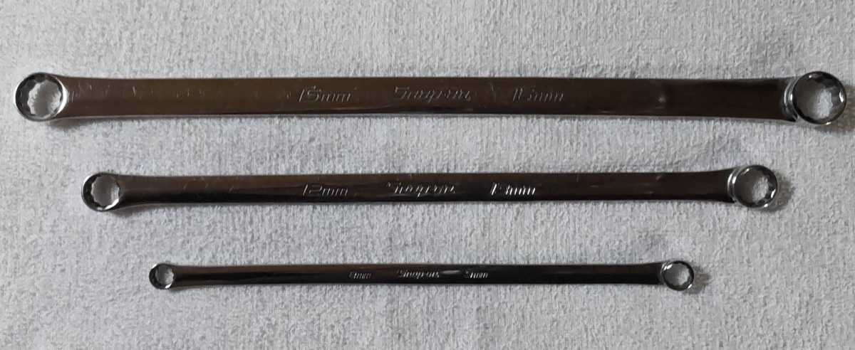 スナップオンロングストレートメガネレンチXDHFM1516(長さ345mm