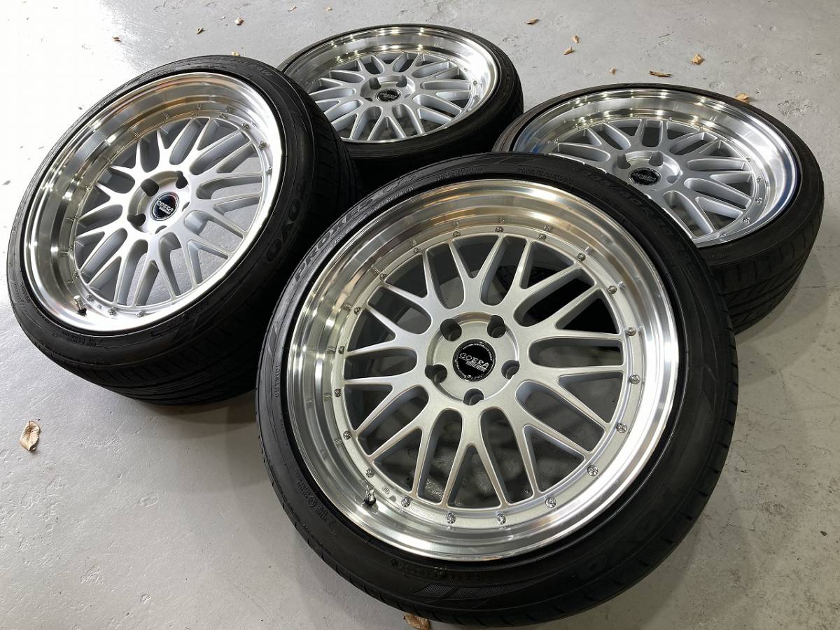 深リム インターセプター 20インチ 8.5J+35 9.5J+38 5H114.3 245/35R20
