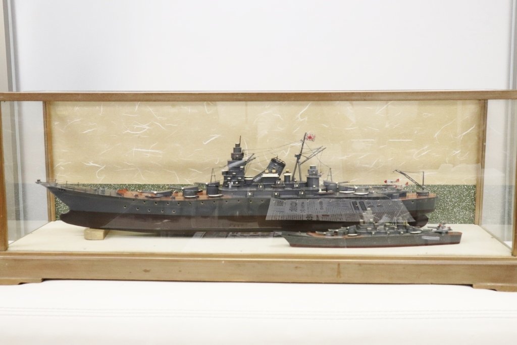ブリキ 軍艦模型 やまと戦艦/大和 大日本帝国 日本海軍 約75＆約32