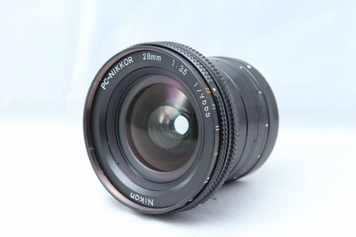 美品☆Nikon ニコン PC-Nikkor 28mm F3.5 ニコンFマウント MF 単焦点