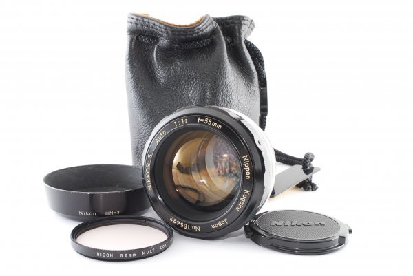 ☆美品☆ ニコン NIKON NIKKOR-S AUTO 55mm F1.2 #9772MTT www