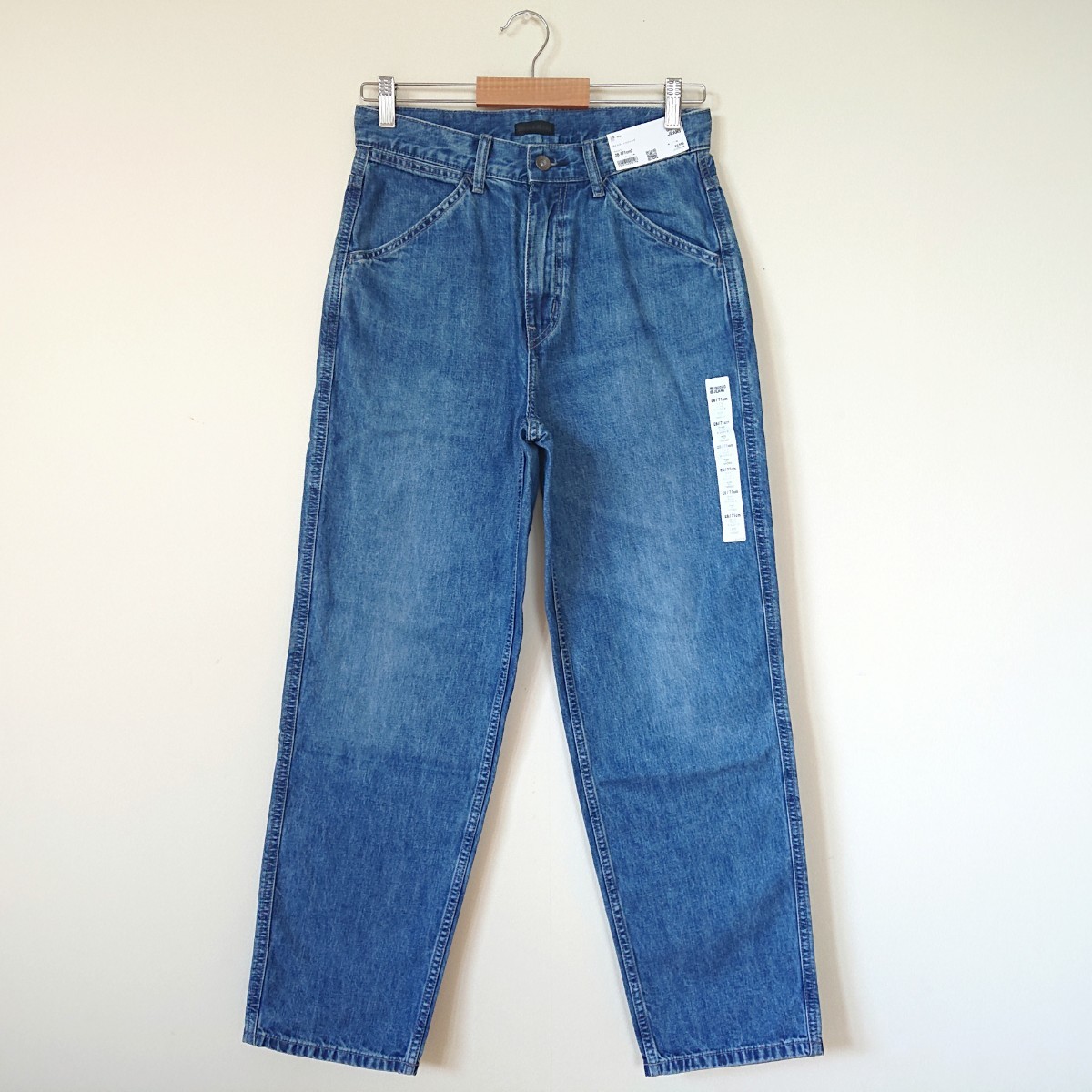 【1セット限り!!】 UNIQLO ユニクロ ワイドフィットジーンズ デニム ブルー 28 (ウエスト71cm) 全3種類