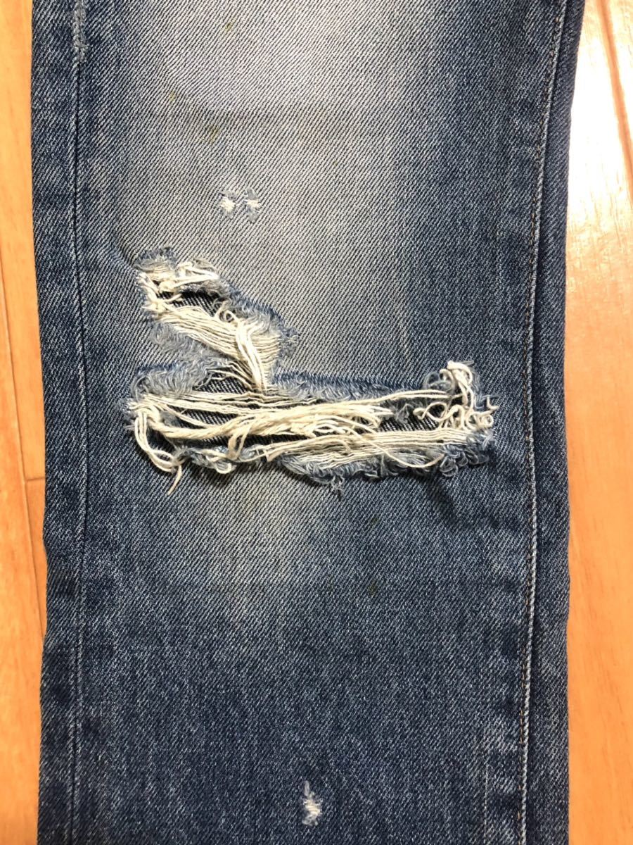 UNDERCOVER but ワッペンデニム サンダー刺繍 膝ダメージデニム 50 64 68 85 archive アンダーカバー_画像8