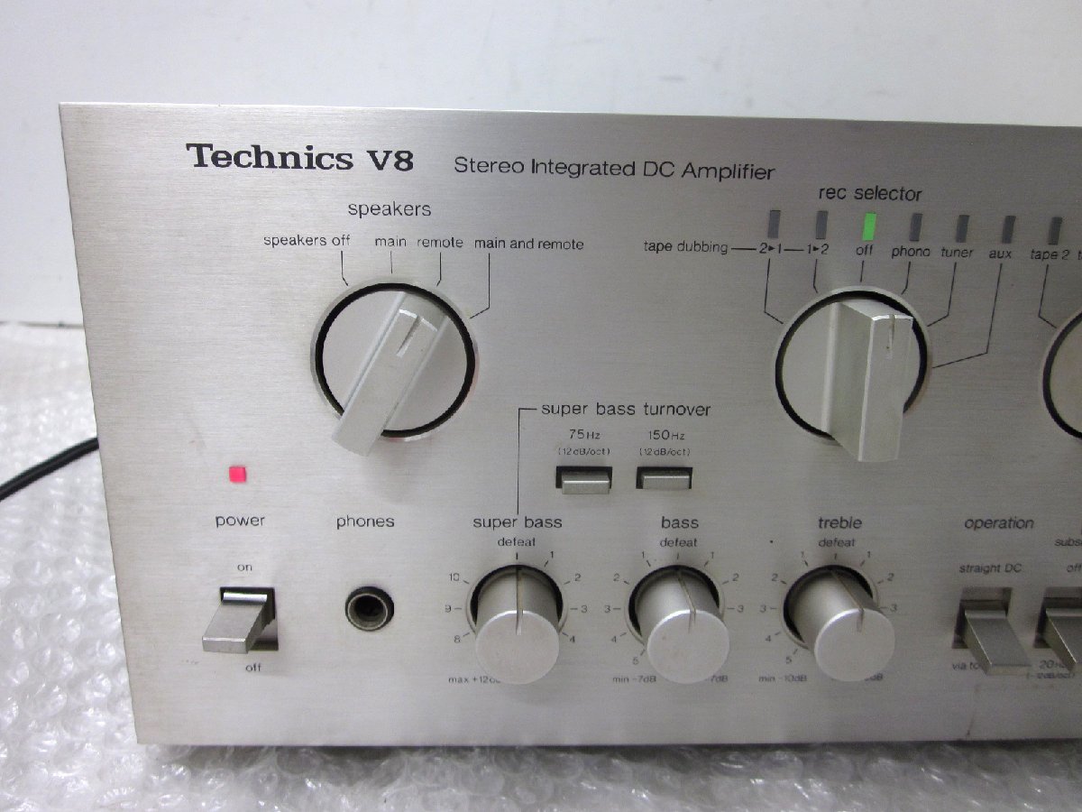 □◇ Technics SU-V8 テクニクス プリメインアンプ 動作品 日本 □◇ Technics SU-V8 テクニクス プリメインアンプ 動作品 日本