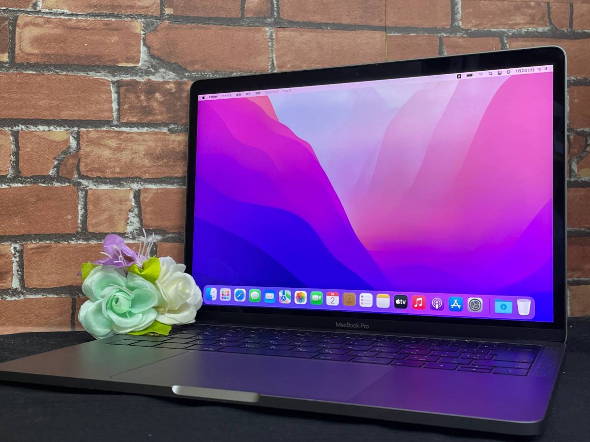 動作OK♪】MacBook Pro 2017(A1708)[Core i5 7360U 2.3GHz/RAM:16GB