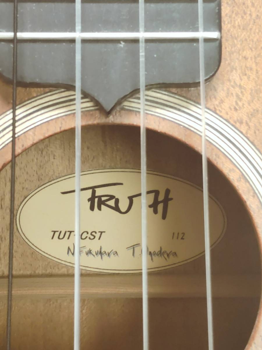 【Truth】TUT-CST マホガニーテナーウクレレ ワケアリ品 3