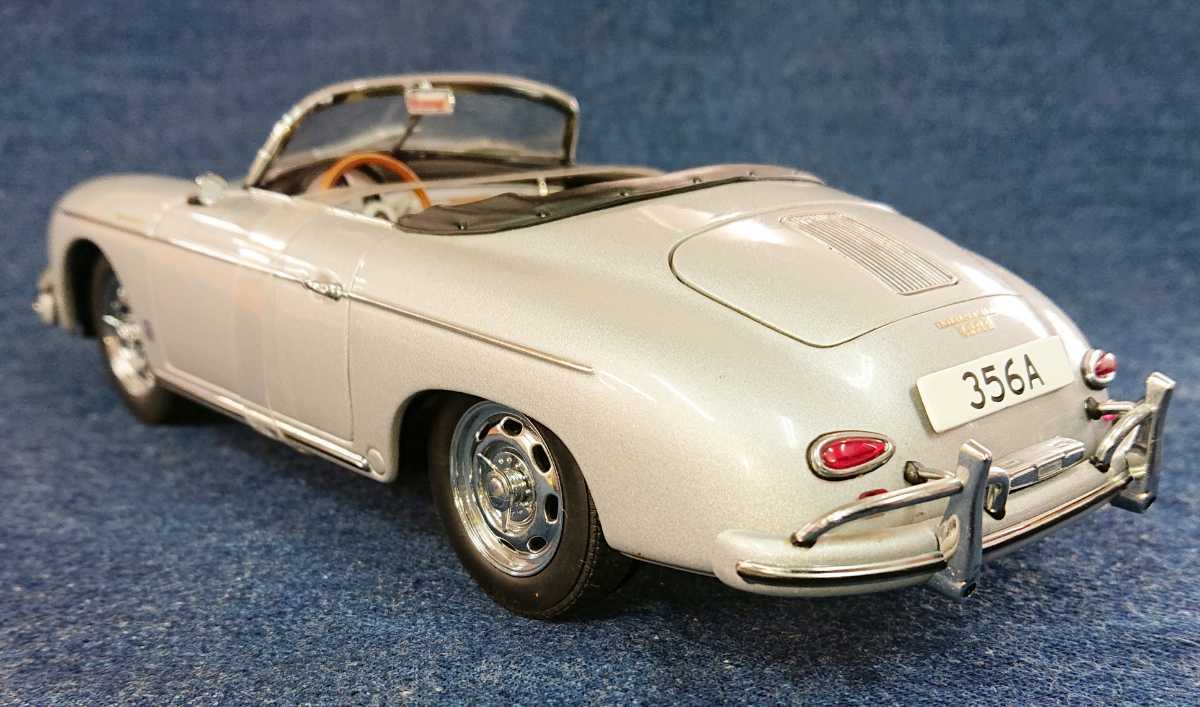 1円★『オートアート AUTOart Millennium 77861 1/18 Porsche ポルシェ356A speedstar スピードスター (シルバー)』 ★箱・ケースあり_画像6