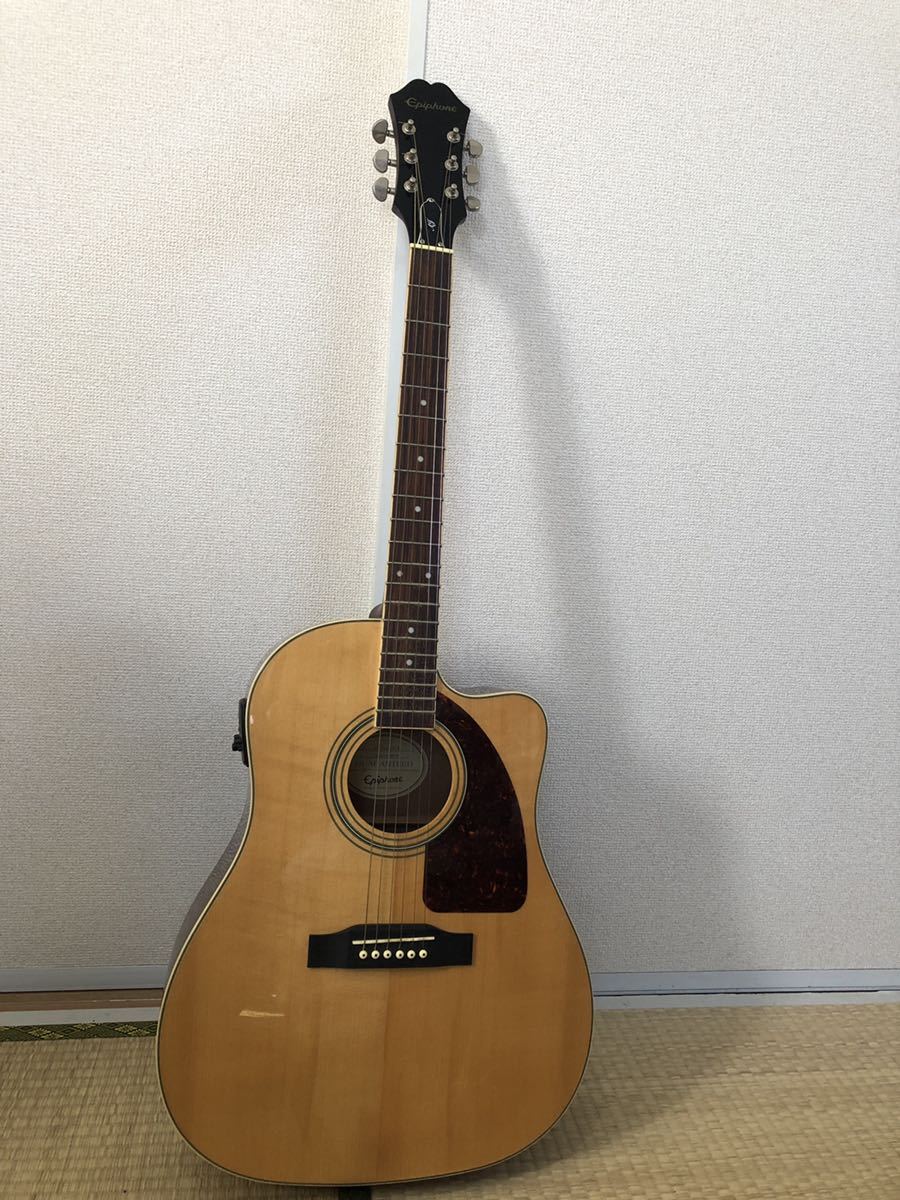 ヤフオク! - epiphone エピフォン AJ-220SCE/N エレ...