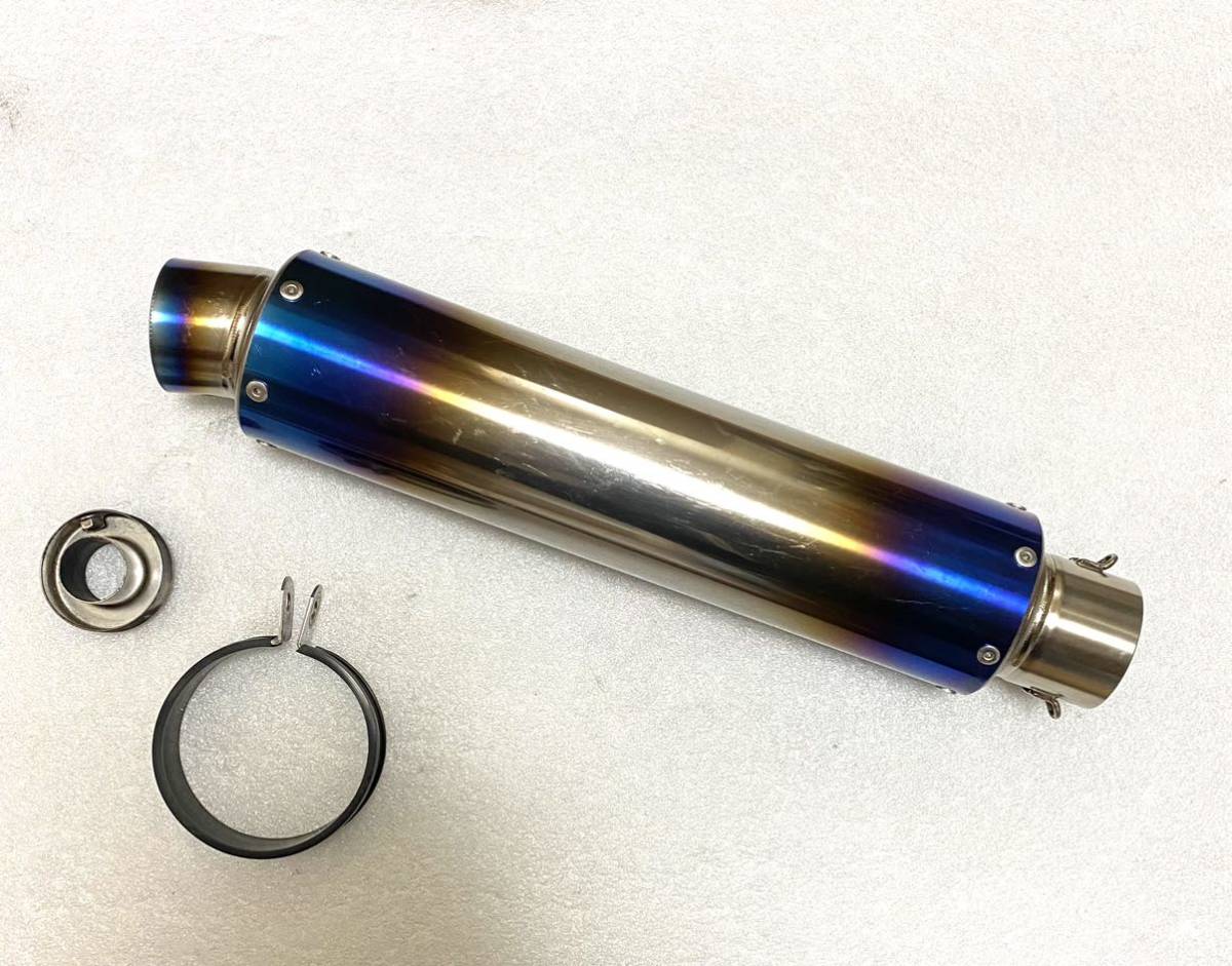 送無 希少 爆音 ミドル チタン サイレンサー 60.5 検 ZRX1200DAEG