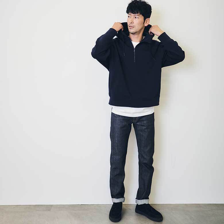 UNIQLO +J ユニクロ プラスジェイ ドライ スウェット ハーフジップ