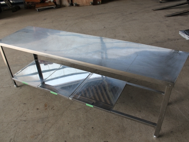 正式的 厨房用品 業務用 作業機器 台形 1870/1790×500×650 変形 ガス台 中古品 ステンレス台 76691 10-36823 ガスコンロ置き 収納 ベタ棚 作業台 正式的 厨房用品 業務用 作業機器 台形 1870/1790×500×650 変形 ガス台 中古品 ステンレス台 76691 10-36823 ガスコンロ置き 収納 ベタ棚 作業台
