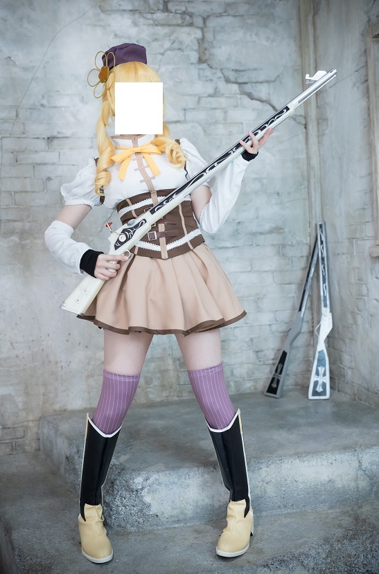 魔法少女まどか☆マギカ鹿目まどか ウィッグ 靴 武器 iCOS コスプレ