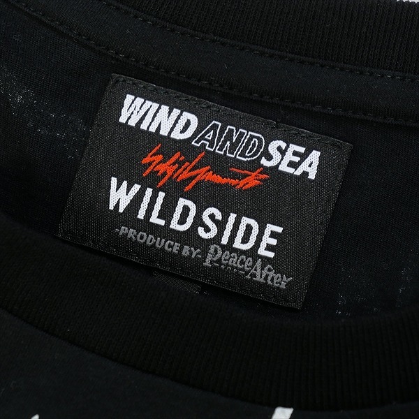 WIND AND SEA ウィンダンシー ×WILDSIDE YOHJI YAMAMOTO Monogram Print T-shirt Tシャツ 黒 Size 【S】 【新古品・未使用品】 20742696_画像5