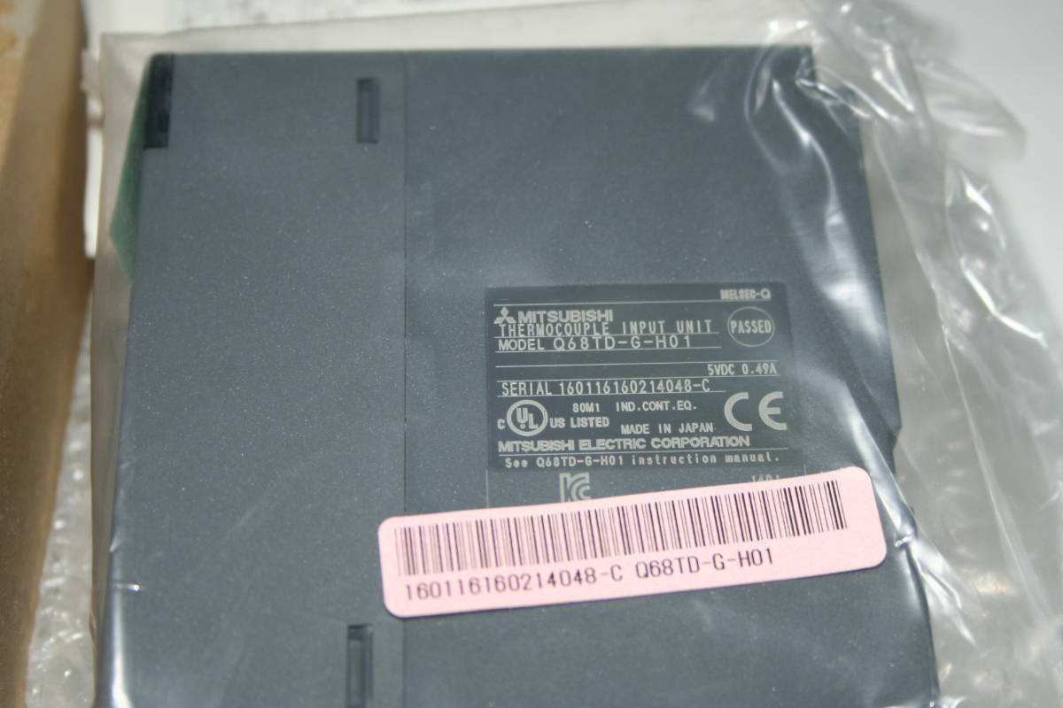 三菱チャンネル間絶縁熱電対入力ユニット Q68TD-G-H01 未使用品