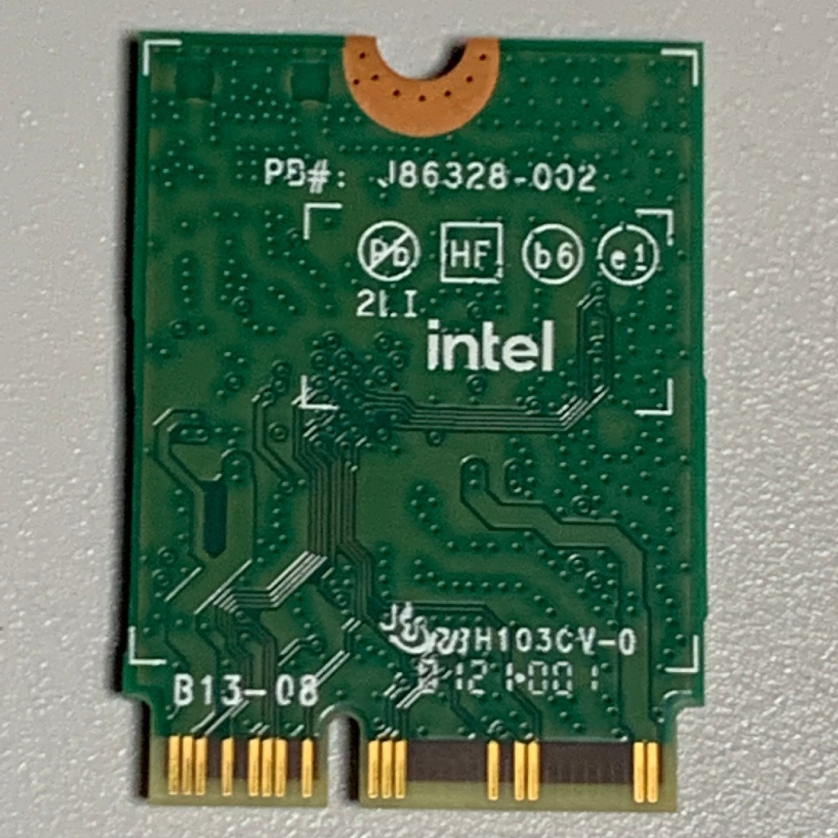 【中古】M.2 Wifiカード Intel AX201NGW Gig+ / Wi-Fi 6 (802.11ax) Bluetooth 5.2 CNVio2_画像2