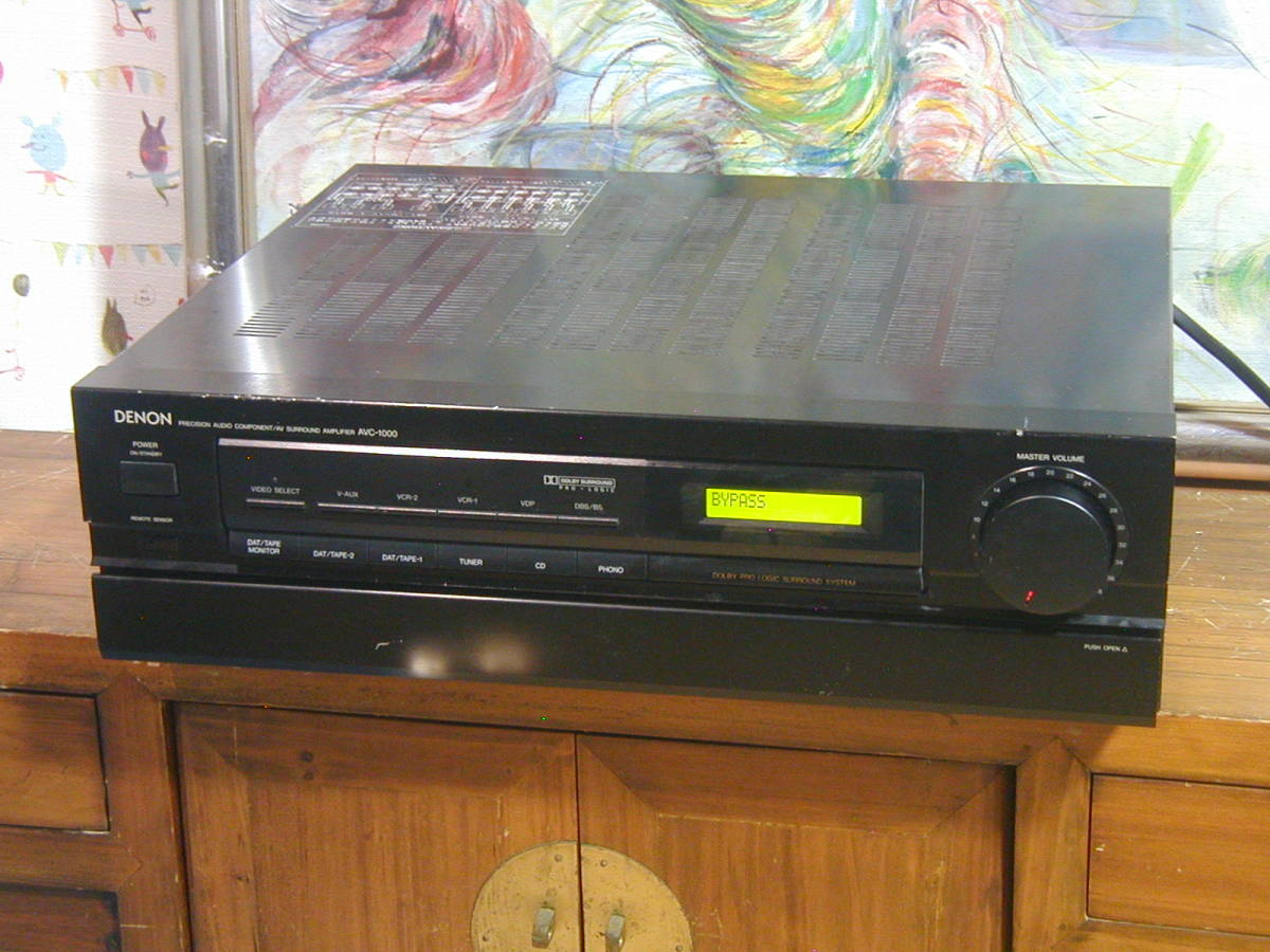 **DENON AV Surround amplifier AVC-1000 standard price :89,800 jpy operation excellent.**