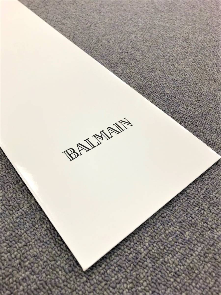 バルマン　ネクタイ 01A　新品　専用ケース付き　プレゼントにも！　BALMAIN　チェック柄　ブルー