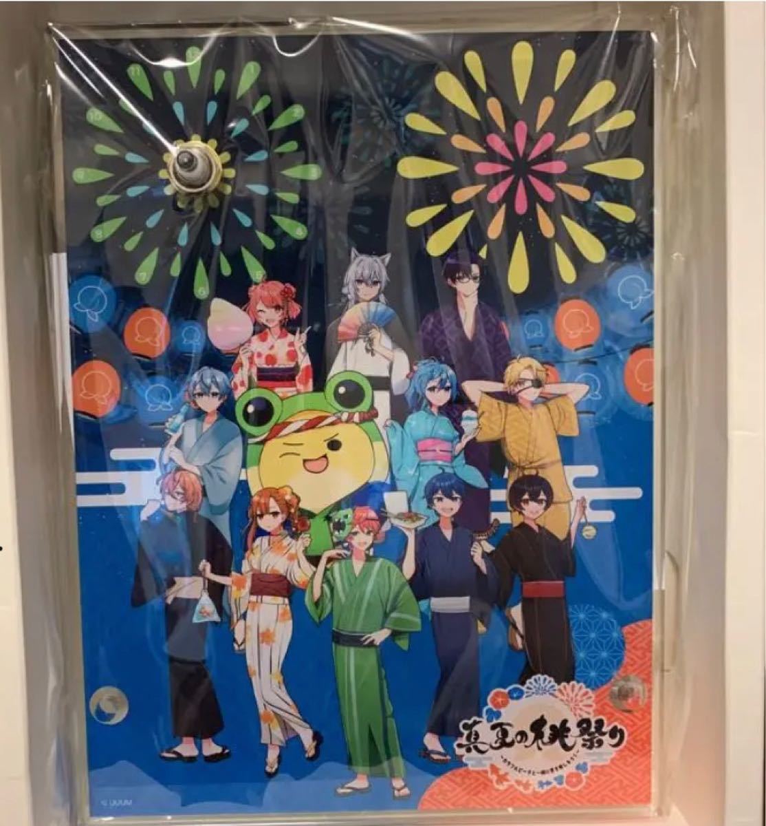カラフルピーチ からぴちくじ ラストワン賞 アクリル時計