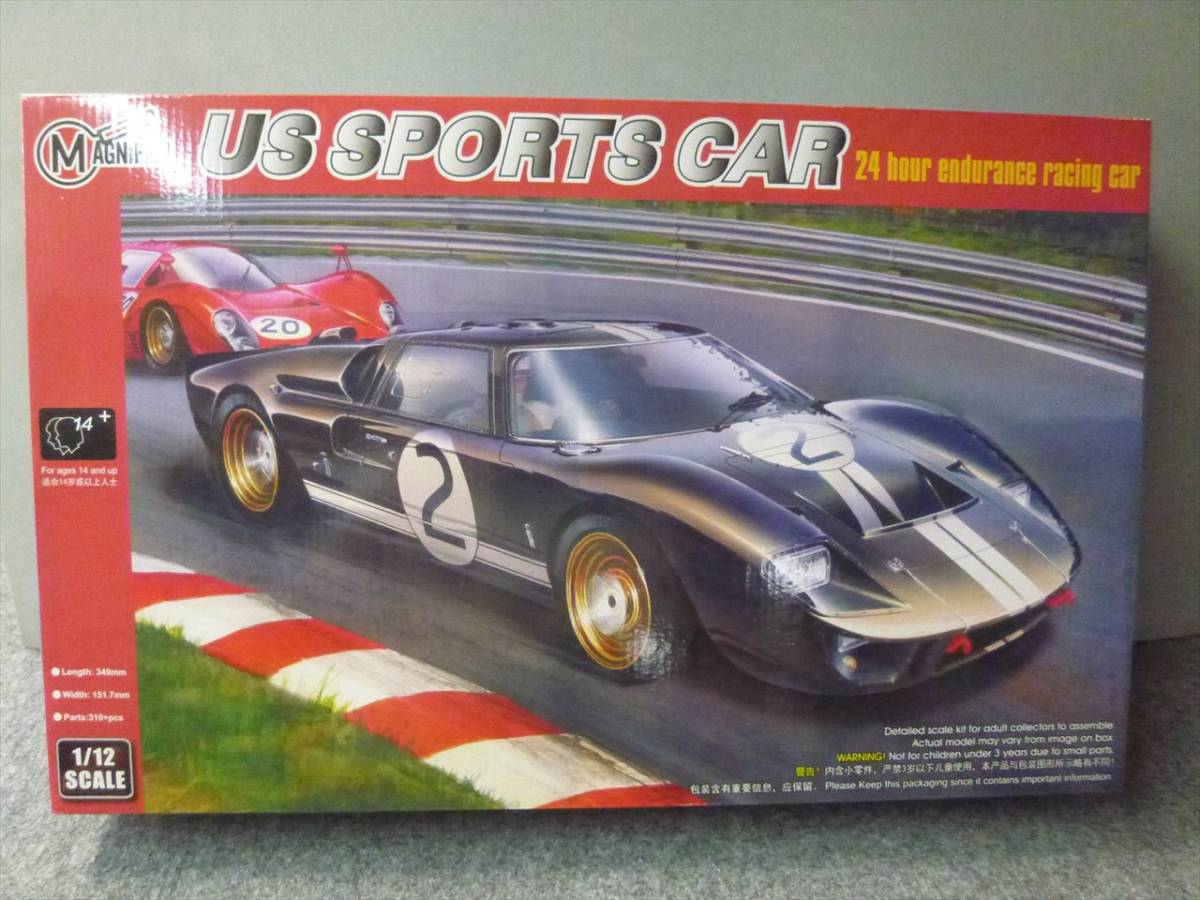 マグニファイアー 1/12 MAG00019 USスポーツカー(フォードGT40 マグニファイアー 1/12 MAG00019 USスポーツカー(フォードGT40