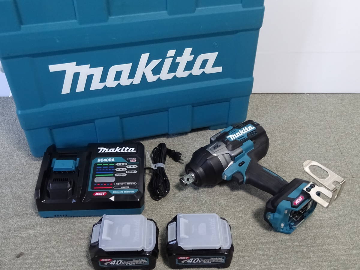 美品 makita 充電式インパクトレンチ TW001GRDX 急速充電器 バッテリー