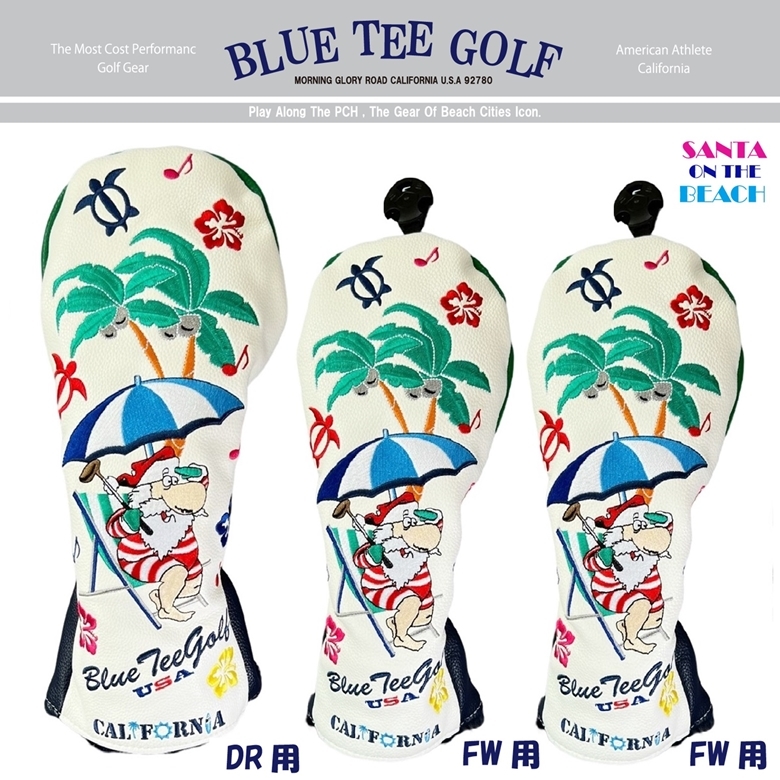 □オークション♪送料無料3PBブルーティーゴルフ【2023サンタ オン ザビーチ SANTA ON THE BEACH】3本セット販売(B) BLUE TEE GOLF SHC-001