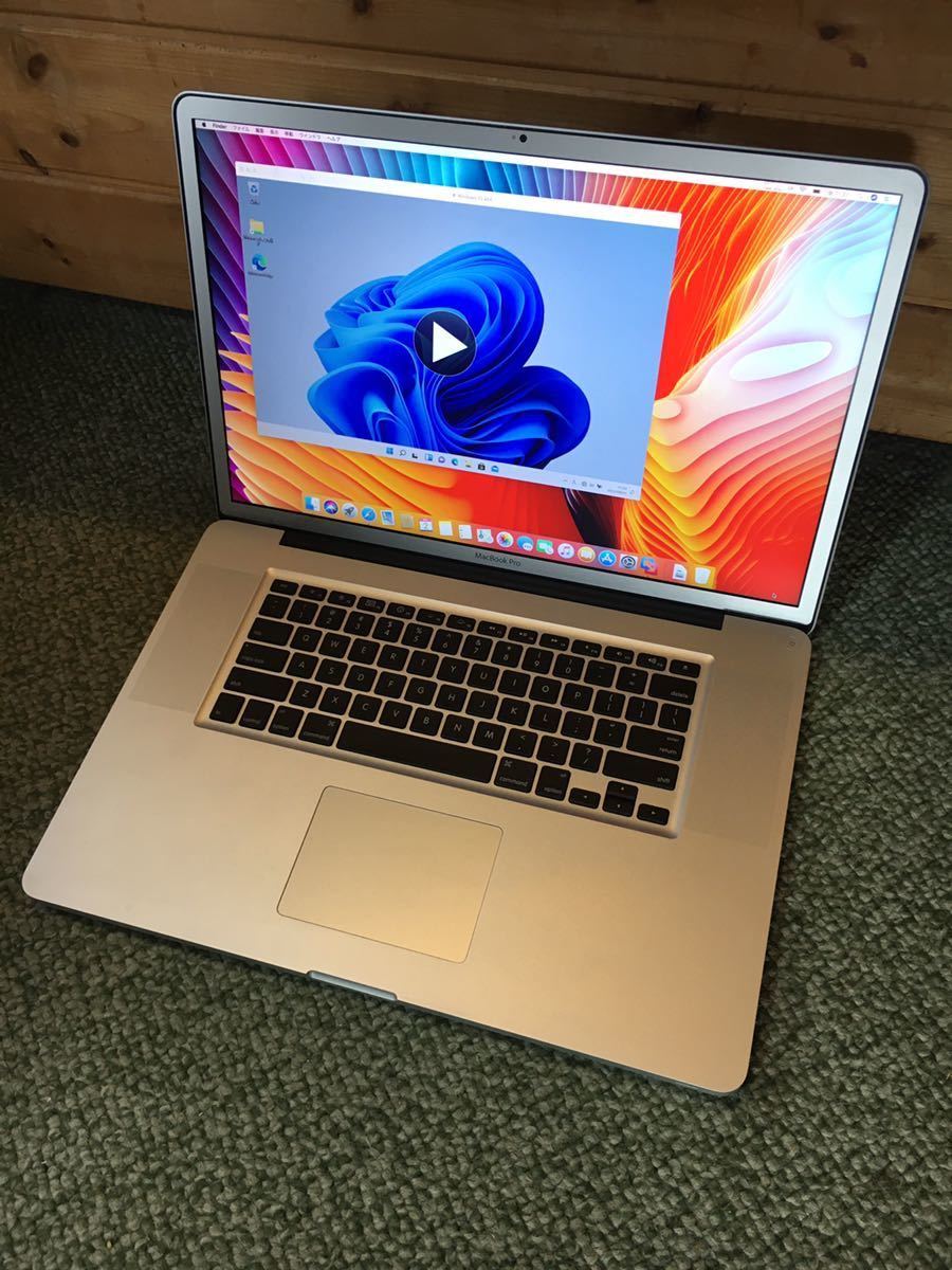 ☆新品バッテリーに新品SSD512GB☆17インチMacBook Pro A1297☆Core i7