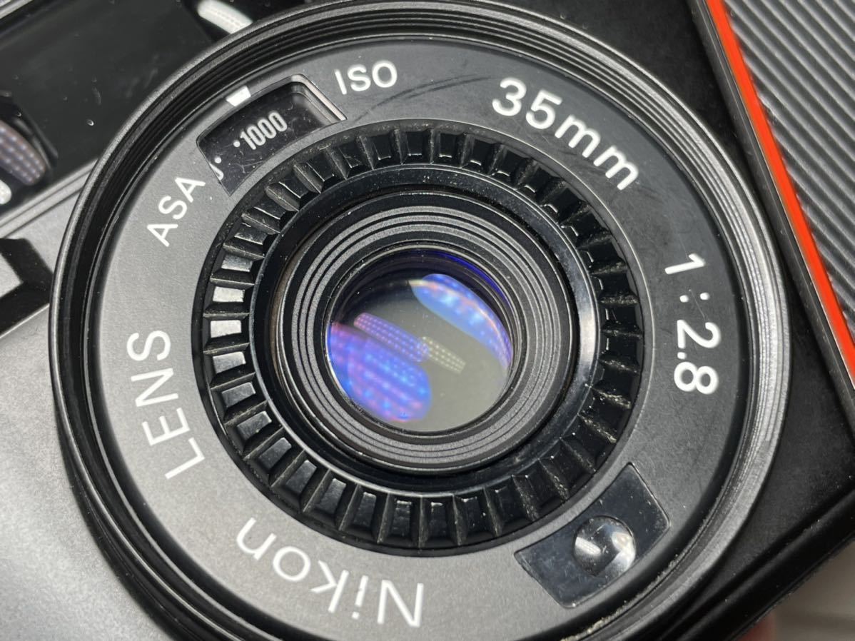 完動良品 Nikon L35AF 35mm F2.8 ピカイチ ISO1000 コンパクトフィルム