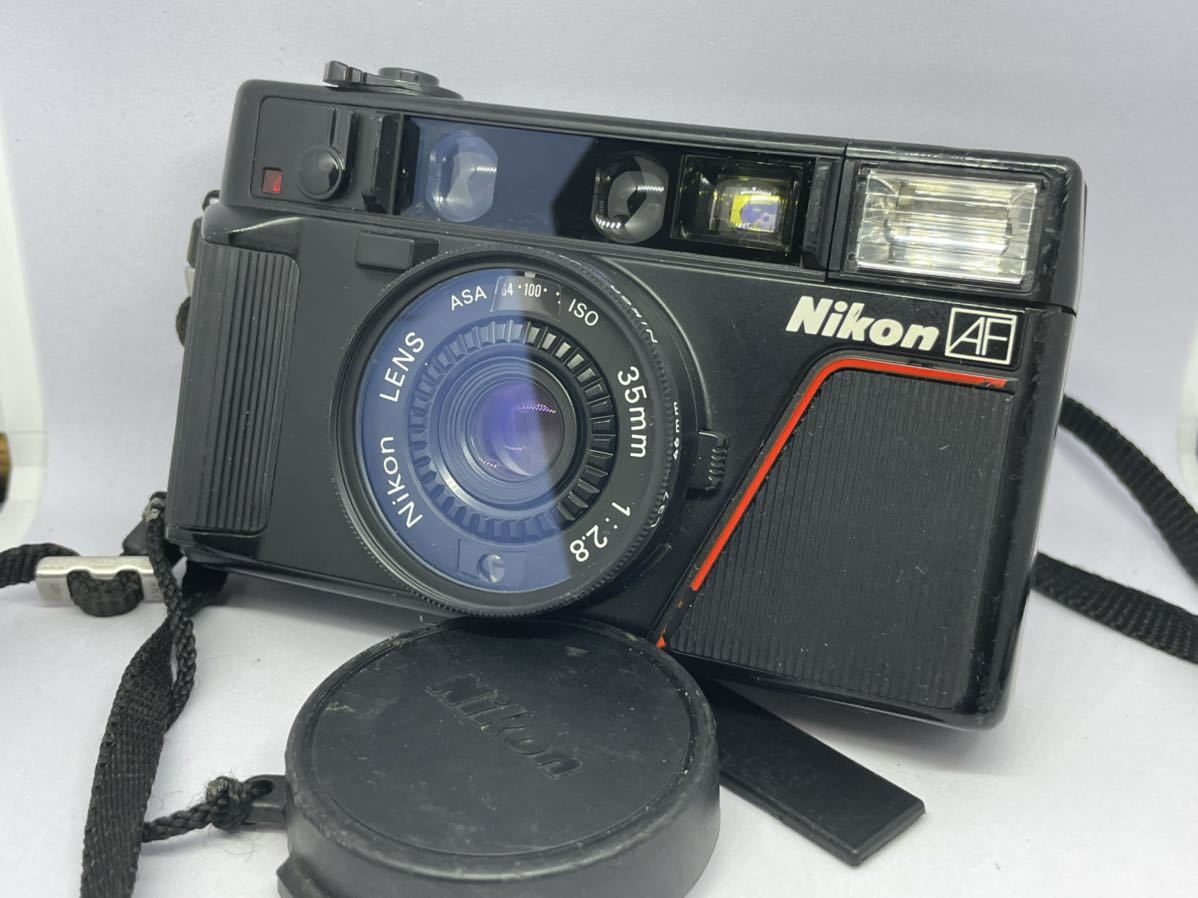 完動 Nikon L35AF 35mm F2.8 ピカイチ コンパクトフィルムカメラ sonnar LENS(コンパクトカメラ)｜売買された