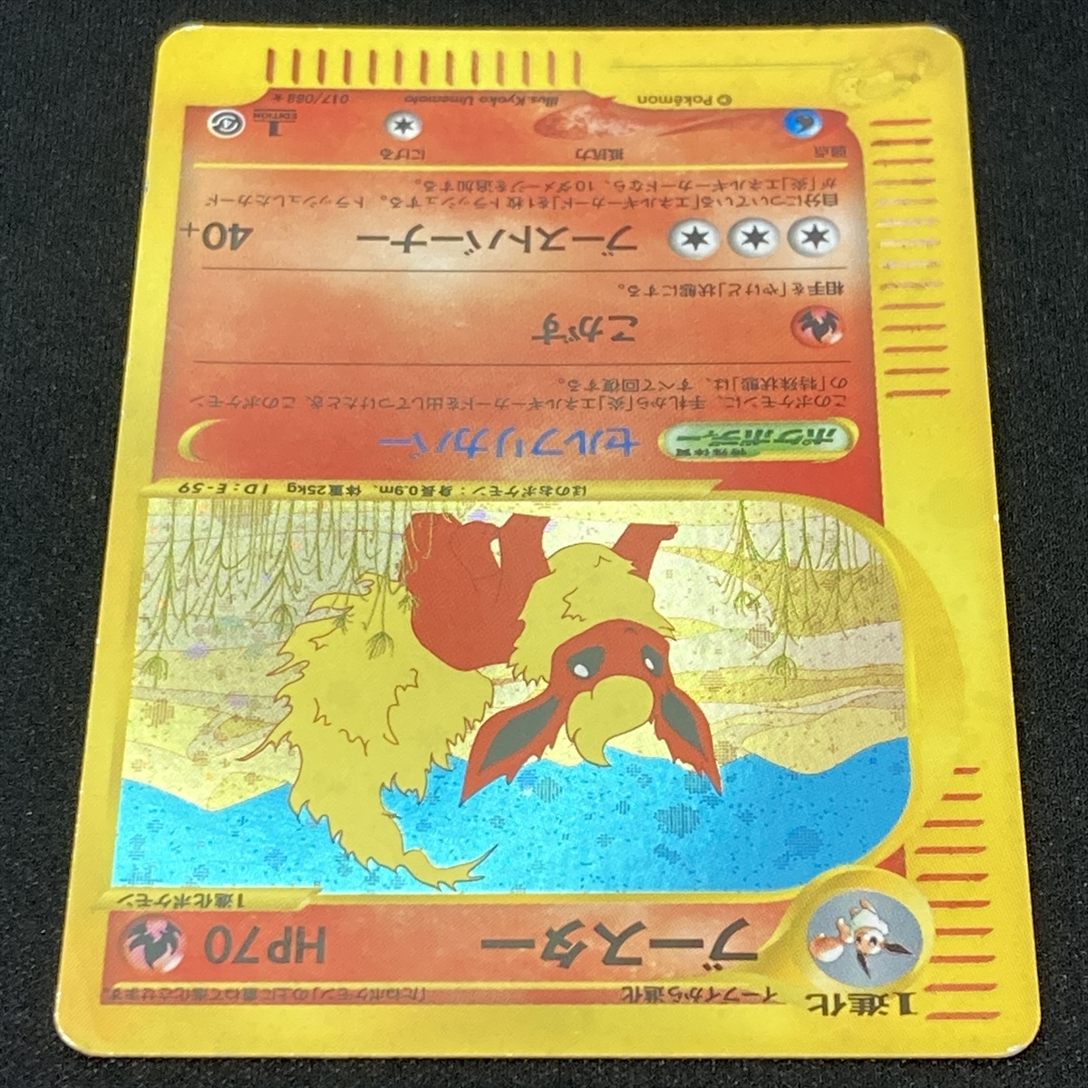 Flareon 017/088 Pokemon Card e-Series Expedition Holo Japanese ポケモン カード eカード ブースター ポケカ ホロ 210805_画像4