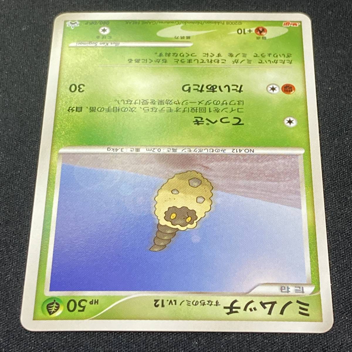 Burmy 080/DP-P Meiji Promo Pokemon Card Japanese ポケモン カード ミノムッチ 明治 ポケカ プロモ 220127_画像4