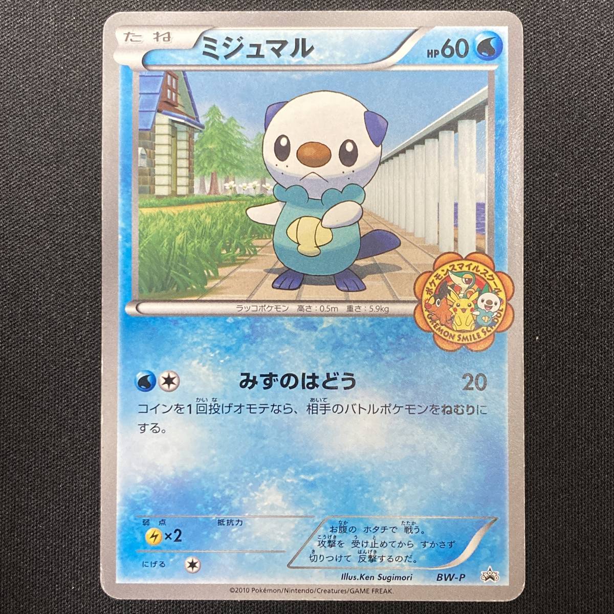 Oshawott BW-P Smile School Promo Pokemon Card Japanese Oshawott BW-P Smile School Promo Pokemon Card Japanese