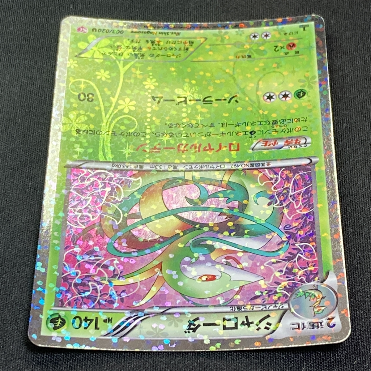 Serperior 003/020 Holo 1st Edition SC Shiny Collection Pokemon Card Japanese ポケモン カード ジャローダ ポケカ 220103_画像4