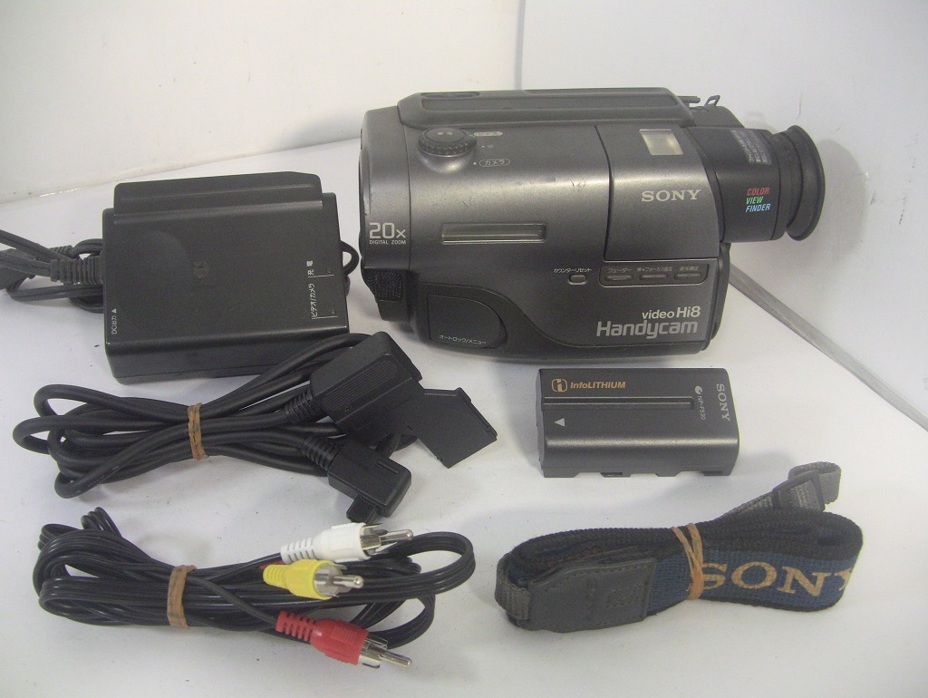 CCD-TR11 動作品 ダビング SONY Hi8ビデオカメラ 8ミリ